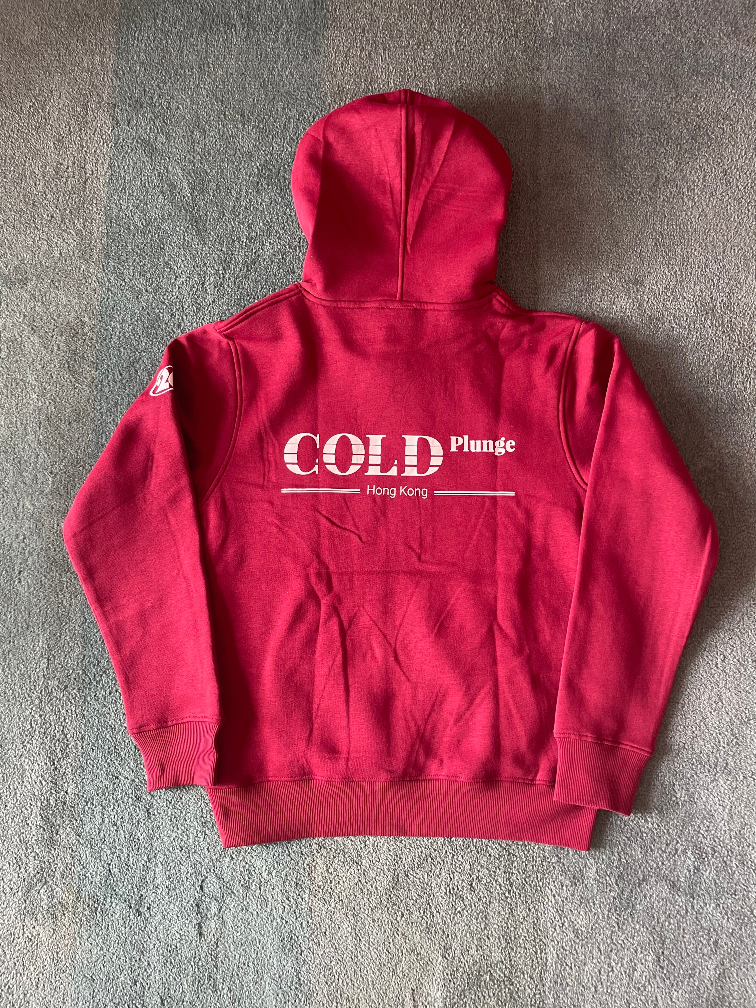 ミュージシャン coldrain RED LOGO HOODIE XXL Cold Half 2026 Hoodie in Burgundy | avra.cc